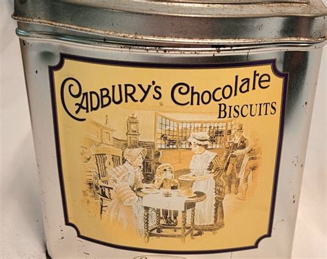 Vintage Cadbury Chocolate Biscuit Tin Rustic Condition - Etsy