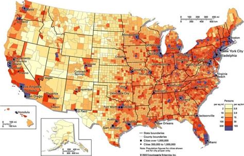 United States Population Map | Facts