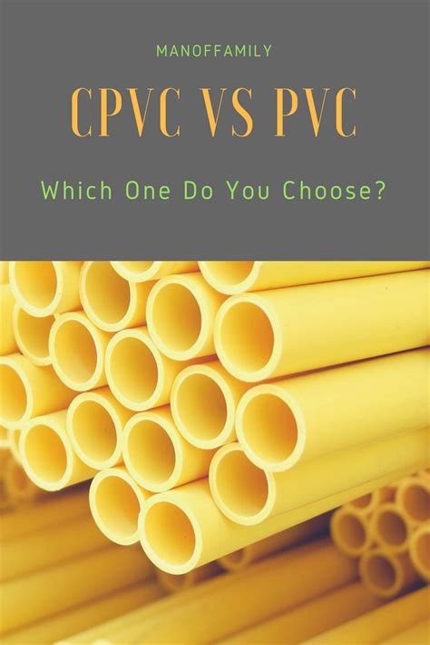 CPVC Vs PVC: Which One Do You Choose? | Pvc, Home improvement, You choose