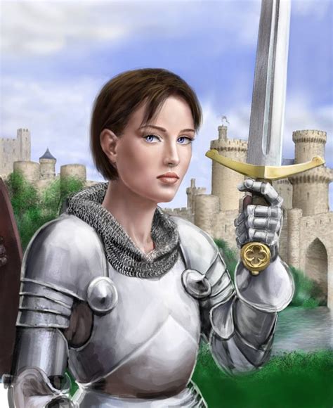 Joan of arc, Character portraits, Female armor