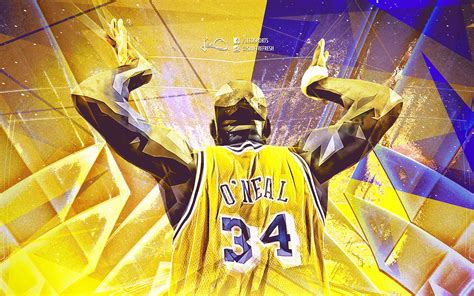 Shaquille O’ Neal LA Lakers 1920×1200 Wallpaper | Basketball Wallpapers ...