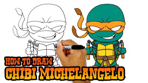 Michelangelo Ninja Turtle Cartoon