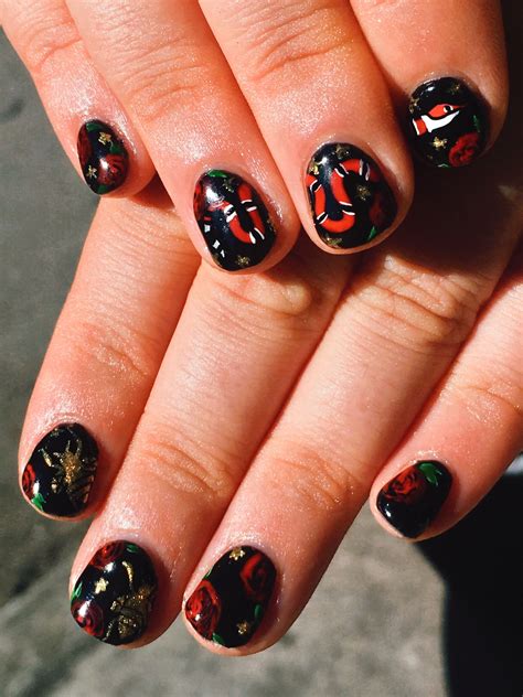 gucci nails | Gucci nails, Nails, Nail art