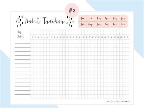 21 Free Printable Habit Trackers ⋆ The Petite Planner