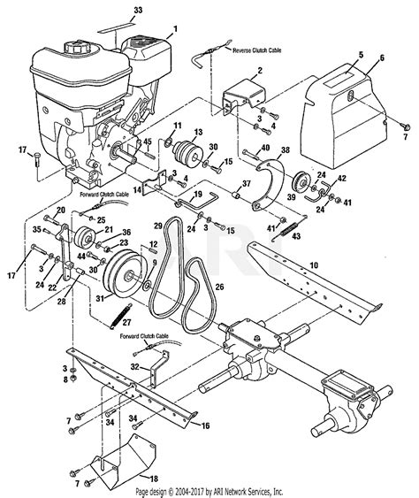 Troy Bilt Horse Tiller Schematic