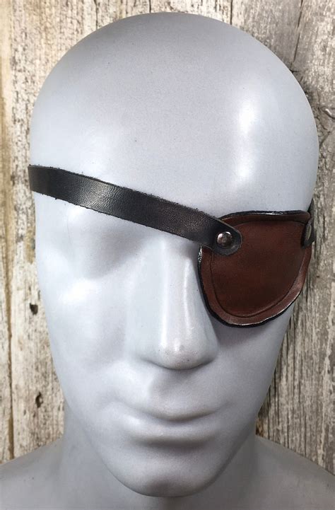 Leather molded Pirate eye patch