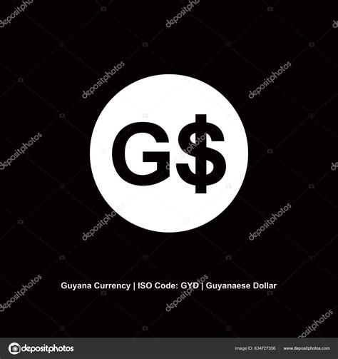 Guyana Currency Guyanaese Dollar Icon Gyd Sign Vector Illustration ...