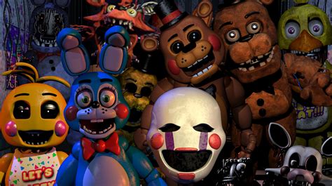 🔥 [50+] FNAF All Characters Wallpapers | WallpaperSafari