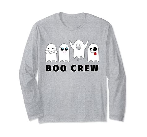 Boo Crew Ghost Halloween Costume Long Sleeve Shirt-ln – Lntee