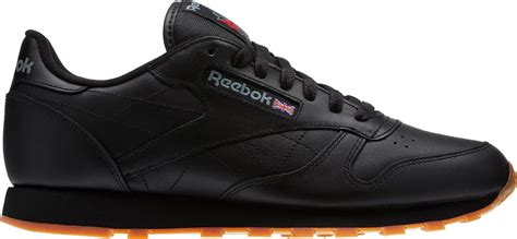 Reebok Classic Leather Running Shoes in Black for Men - Lyst