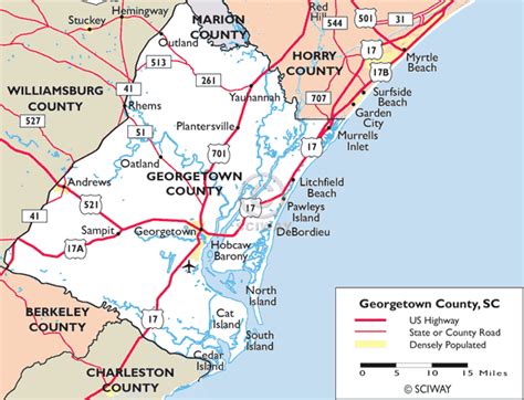 Georgetown South Carolina Map - Amanda Marigold