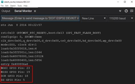 SPI (Serial Peripheral Interface) in ESP32 Using Arduino IDE – Linux ...