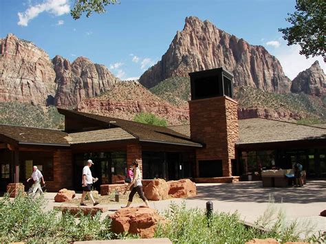 Zion Canyon Visitor Center courtesy of NPS - Walking The Parks