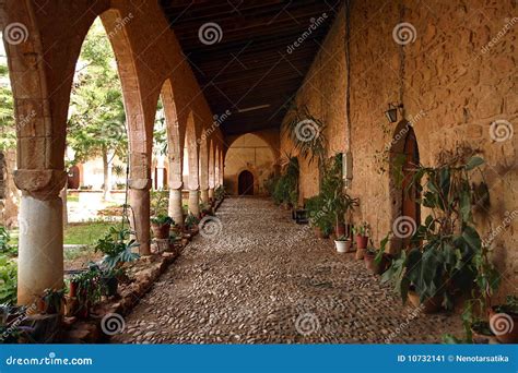 Claustrum stock image. Image of island, arches, perspective - 10732141