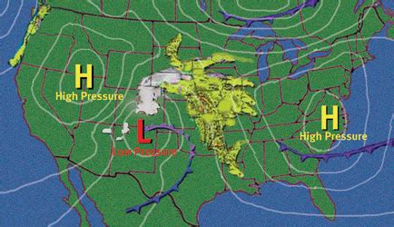 High And Low Pressure Weather Map - World Of Light Map