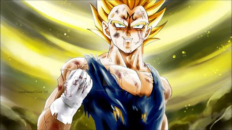 Majin Vegeta's Sacrifice (color) by condemned2love on DeviantArt