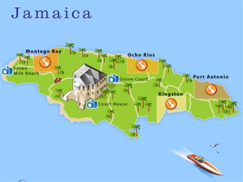 Tourist Map Of Negril Jamaica