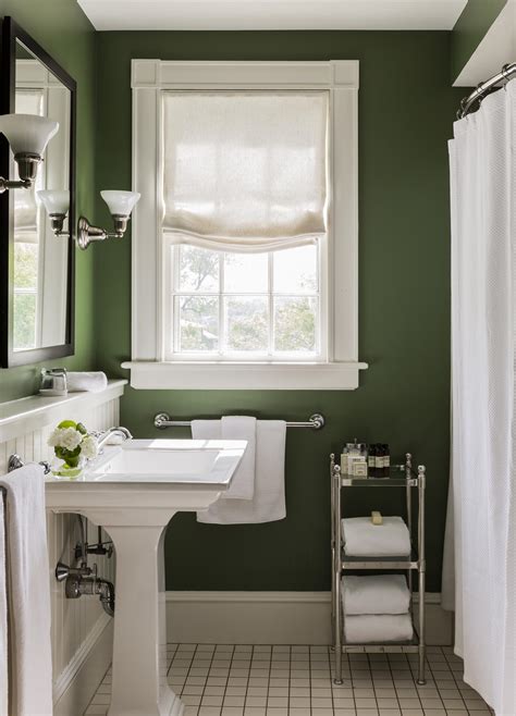 Simply Refined Bathroom in Calke Green - Interiors By Color