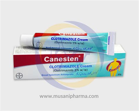 Canesten Cream (Clotrimazole) – Bayer – Musani Pharma – Nutraceuticals ...