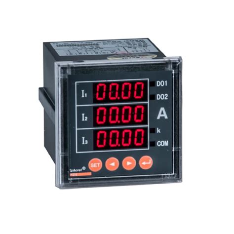 3 Phase Digital Panel Meter Ampere Meter With Rs485 Modbus 4-20ma ...