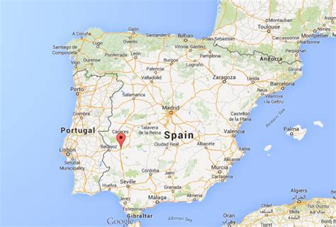 Where is Merida on map of Spain