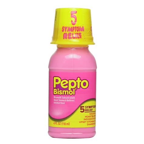 PEPTO BISMOL 4OZ BOTTLE 12CT