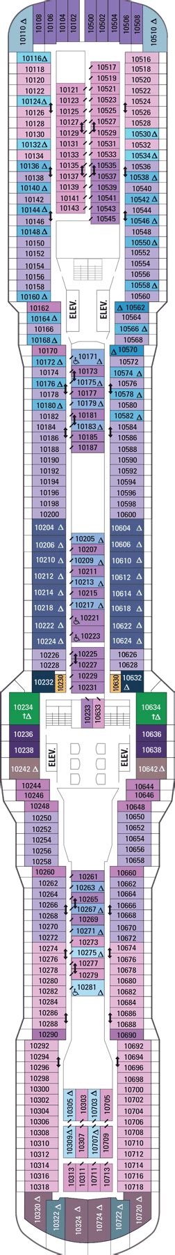 Ovation of the Seas Deck Plans- Royal Caribbean International Ovation ...