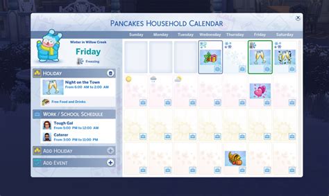 The Sims 4 Seasons: First Look at the Calendar Feature | SimsVIP