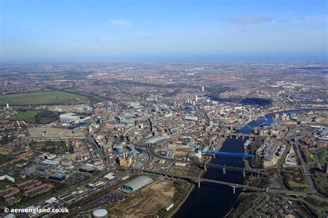 aeroengland | aerial photograph of Newcastle-upon-Tyne UK