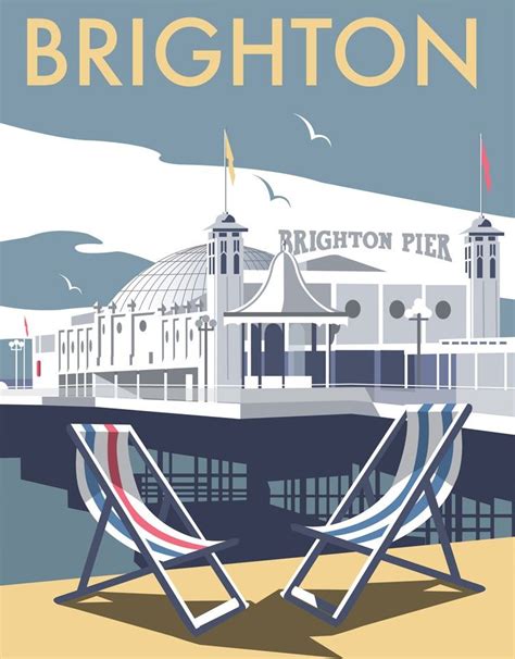 Brighton Pier Art Print | Seaside art, Travel prints, Brighton