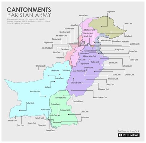 Pakistan Army Cantonments across Pakistan : r/IndianDefense