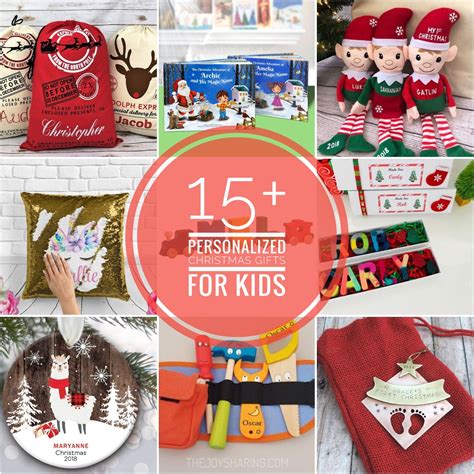 15+ Personalized Christmas Gifts for Kids - The Joy of Sharing