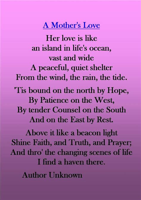 Pin by Leanna McLean on Motherhood | Mom in heaven poem, Love you mom ...