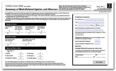 Osha Form 300 2023 - Printable Forms Free Online