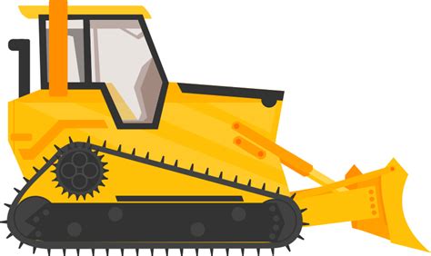 Bulldozer 3 - Openclipart