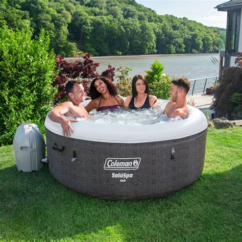 Coleman Cali AirJet Inflatable Hot Tub with EnergySense Liner 2-4 ...