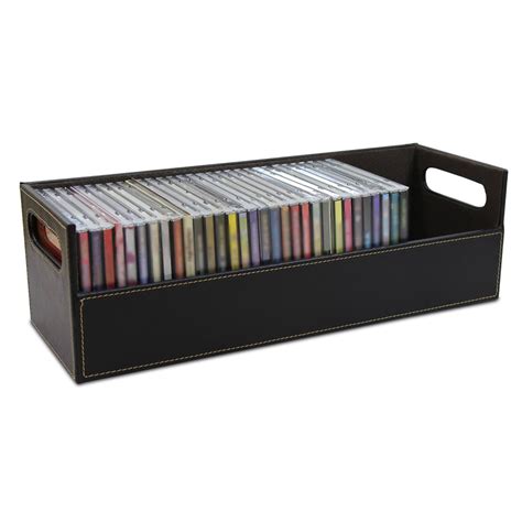 CD DVD Disk Storage Box Case Rack Holder Stacking Tray Shelf Space ...