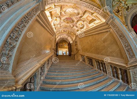 VENICE, ITALY - August 02, 2019: Interior of Doge S Palace - Palazzo ...