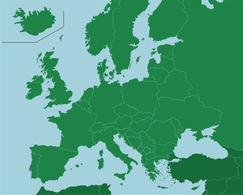 Europe: Countries - Map Quiz Game