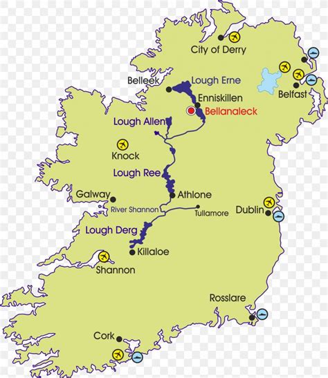 River Shannon Shannon, County Clare Banagher Shannon Airport Map, PNG ...