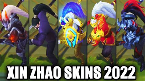 ALL XIN ZHAO SKINS 2022 | League of Legends - YouTube