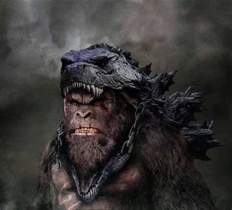 Kong kills Godzilla: New Godzilla vs. Kong fan art depicts Kong as the ...