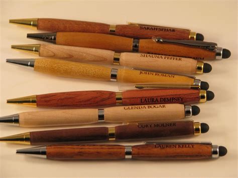 Hand Crafted Pens That Were Handmade And Then Laser Engraved With ...