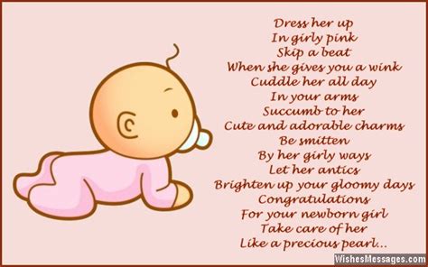 Congratulations for baby girl: Poems for newborn baby girl ...