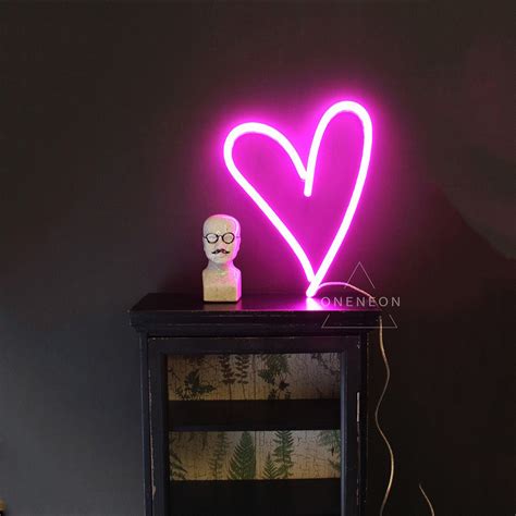 Heart Neon Sign Love Neon Sign Wedding Neon Sign Couple - Etsy