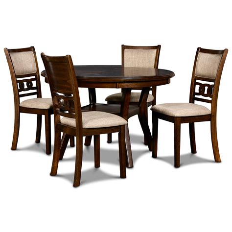 New Classic Gia 400171070 Contemporary 5-Piece Dining Table and Chair ...