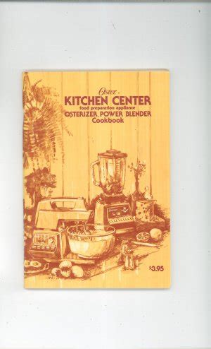 Oster Kitchen Center Owners Manual & Cookbook Vintage 1975