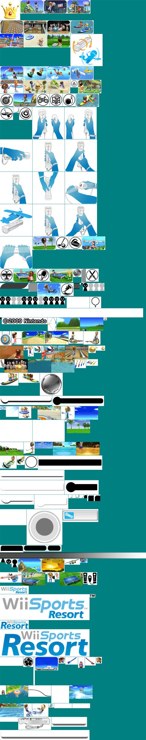 Wii - Wii Sports Resort - Main Menu - The Spriters Resource