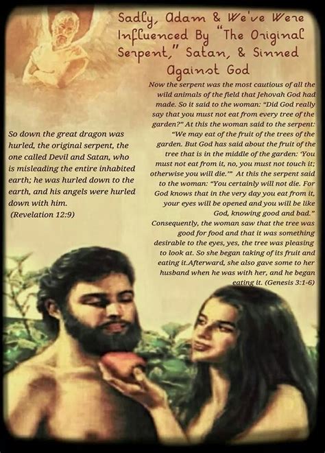 The Influence of the Original Serpent on Adam and Eve