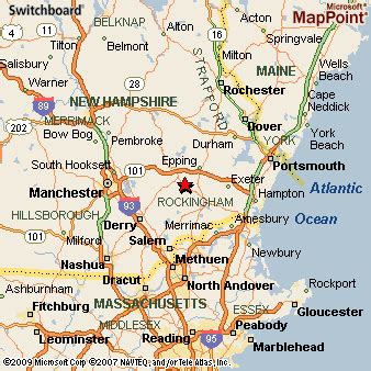 Fremont, New Hampshire Area Map & More